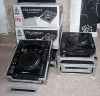 2x PIONEER CDJ-1000MK3 &amp; 1x DJM-800 MIXER DJ ПАКЕТ + PIONEER HDJ 2000 наушники .... 1300Euro 