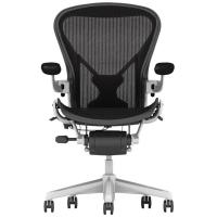 Кресло для компьютера Herman Miller Aeron Chair Polished Aluminum