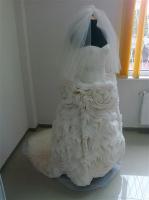 Продается свадебное платье, фата и палантин цвет айвори!