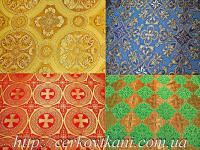 Производим и реализуем ткани церковной тематики, церковный текстиль