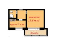 1-но комнатная квартира в Центральном районе г. Симферополь