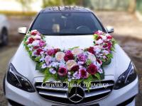 Оформление свадебных машин в Симферополе,Крыму.Прокат украшений а свадебное авто.